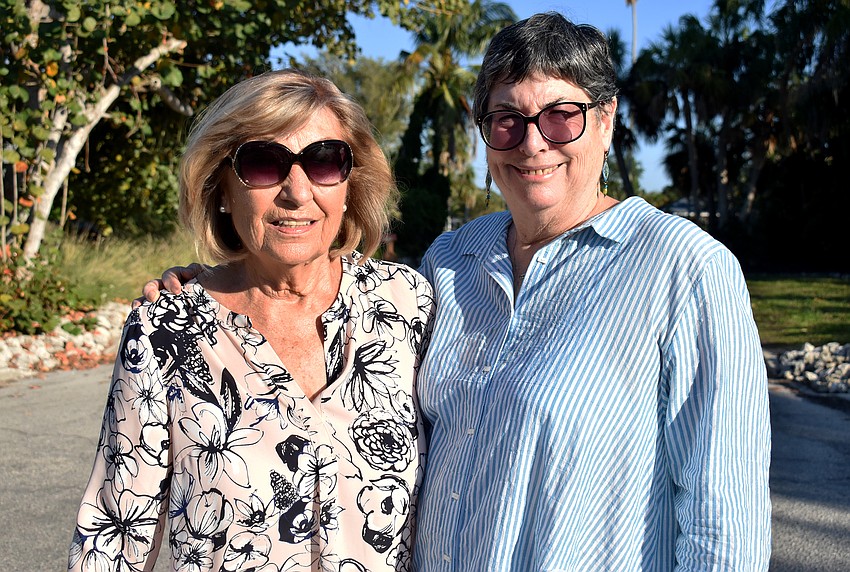 Two April Girls Jinny Johnson and Debbie Cohen