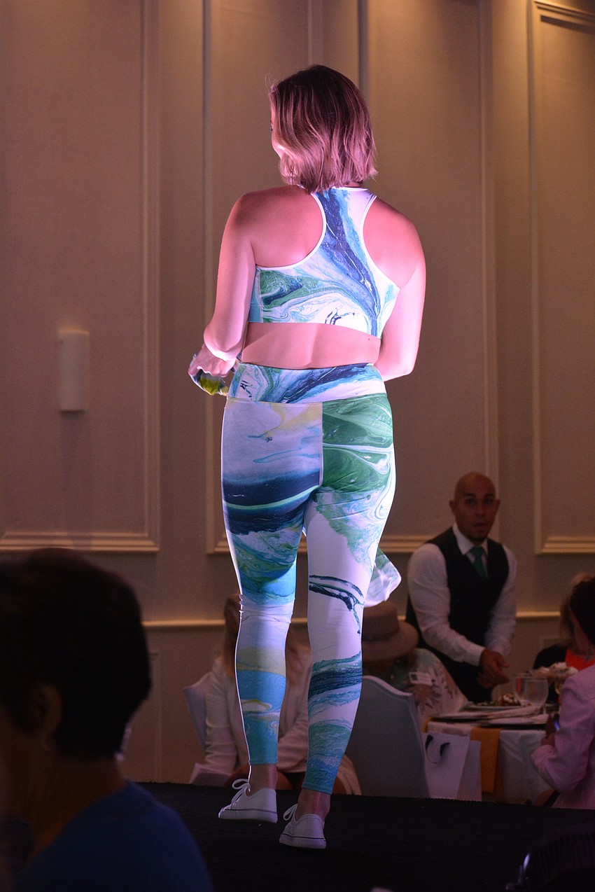 Bold color was the name of the game during the Debbie Dannheisser portion of the fashion show.