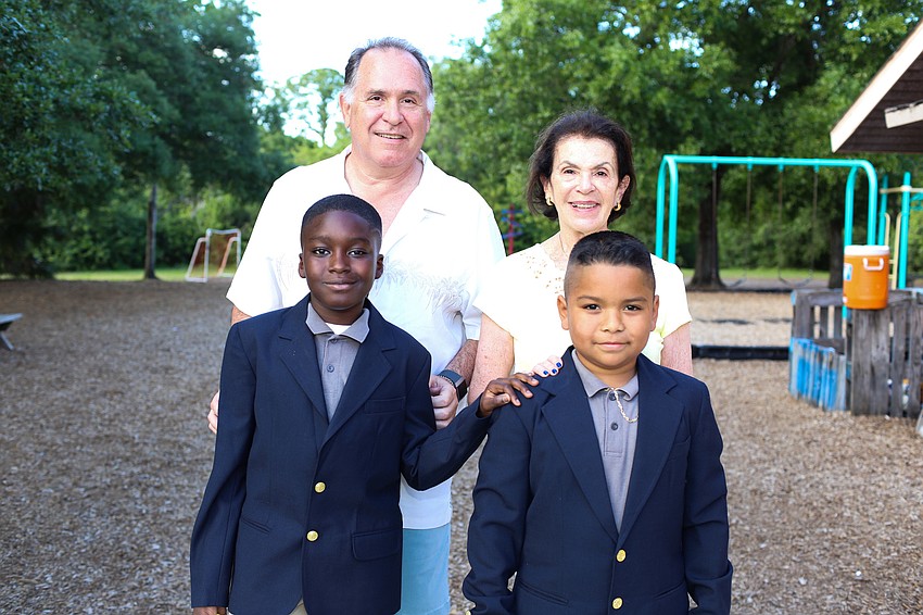 David and Ruthanne Koffman with Tony Falu and Angel Hernandez