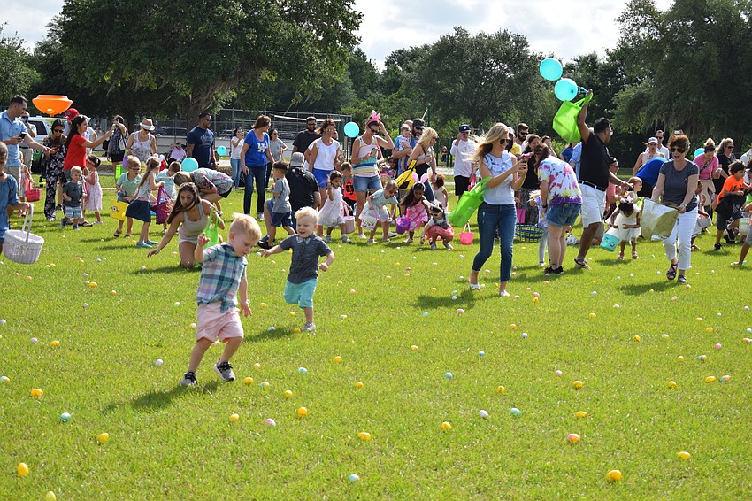 The children could not contain their energy.