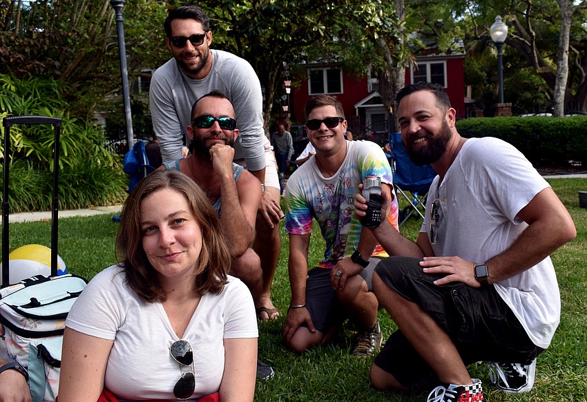 Ashley Rogers, Joseph Lombardi, Jordan Allison, Alex Lenza and Michael Ribeiro