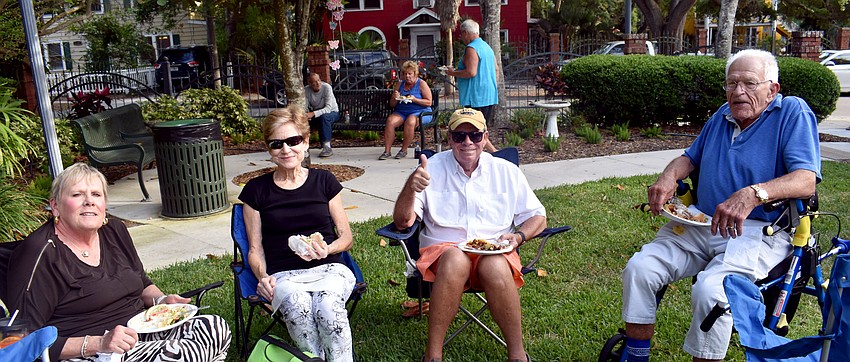 Constance Kayser, Pat and John Meuschke and Lyle Wacaser