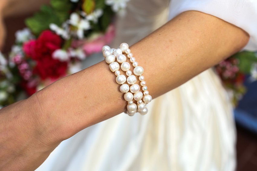 Coffrin jewelers donated a bracelet for the silent auction that mimics the one in the painting.