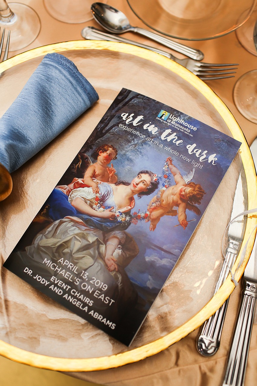 The evening held an abundance of activities related to art and the senses.