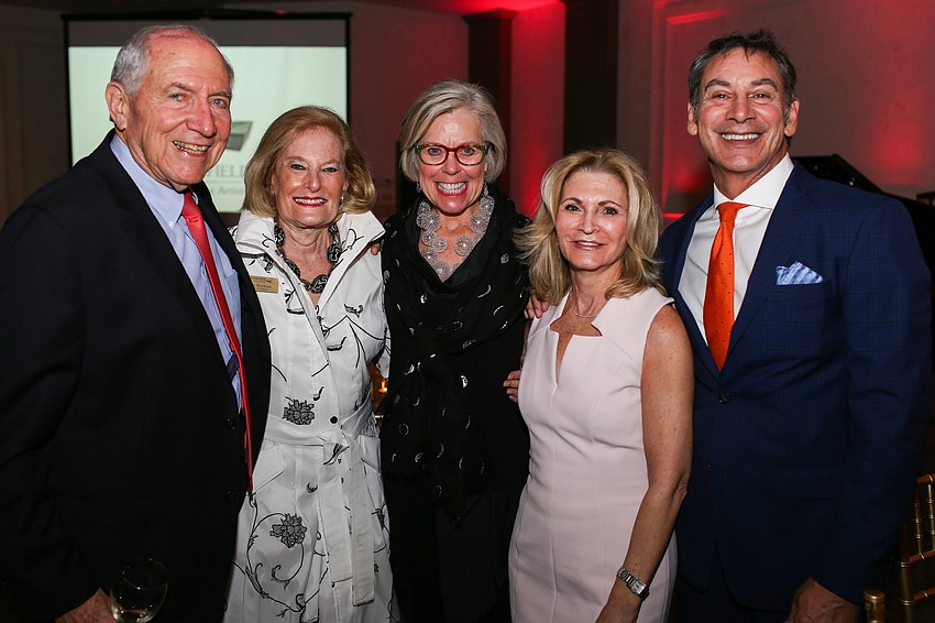 Roy Cohen, Ellen Berman, Roxie Jerde and Pamela and David Snetro