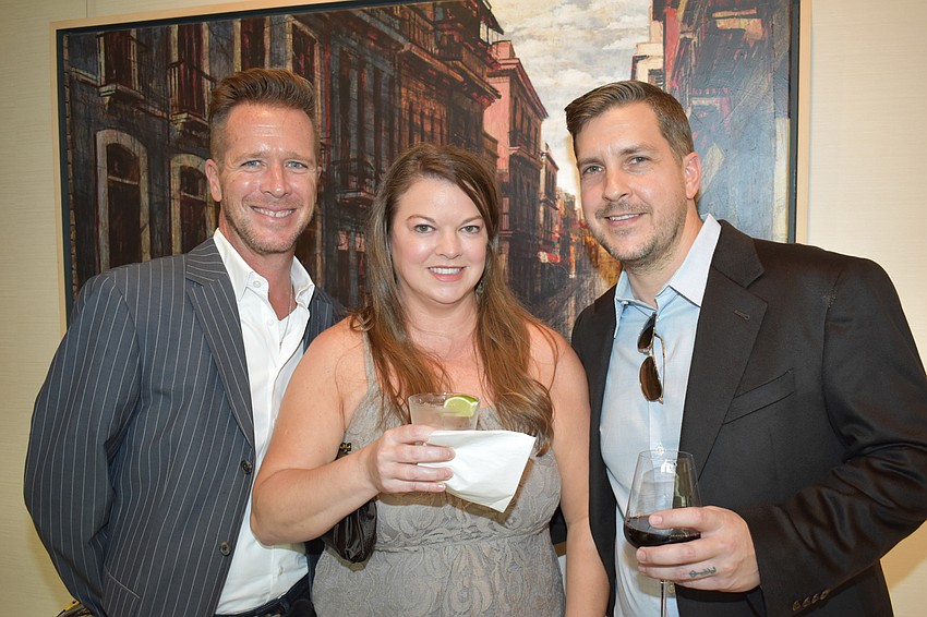 Kevin Harlan with Erin and Keith Zolner