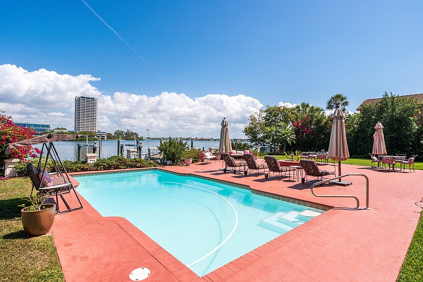 A saltwater pool was added to the property in 1982.