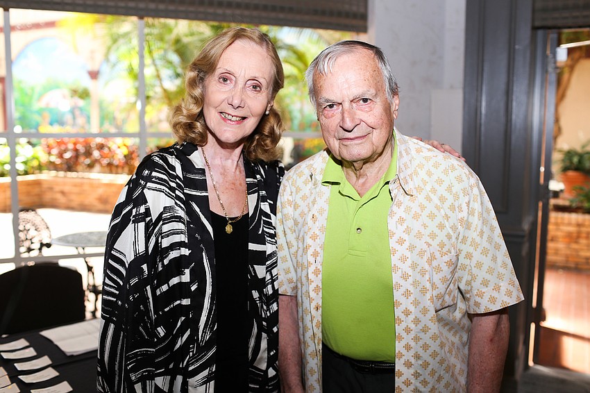 Speaker Margaret Barbieri and Sir Peter Wright