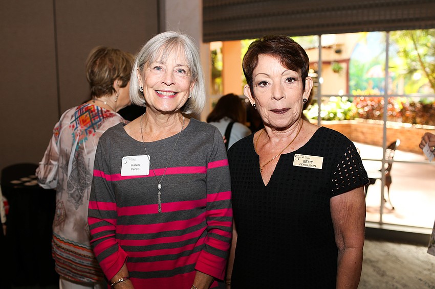 Karen Vereb and Betty Ferguson