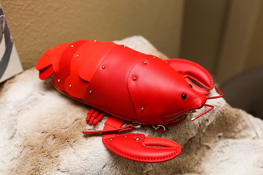 Phillips says she hasn’t shown off her Kate Spade lobster bag in public yet.