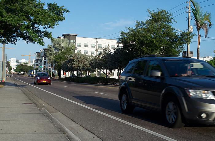 The City Commission questioned models that indicated traffic flow would not be negatively affected if a portion of Fruitville Road was reduced from four to two lanes.