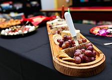 Guests enjoyed light appetizers and refreshments.
