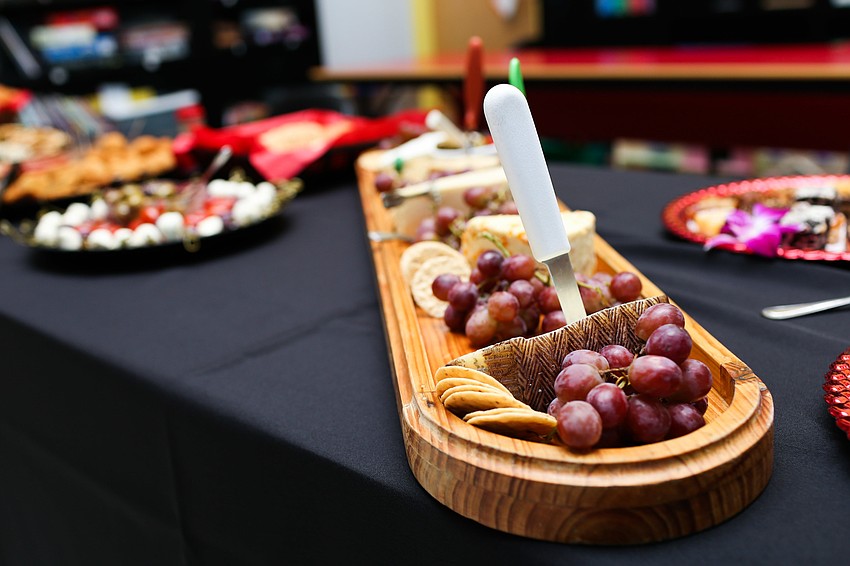 Guests enjoyed light appetizers and refreshments.