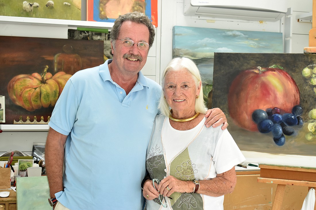 Both Patrick and Sandy Bogert say the atmosphere of Longboat Key inspires them.