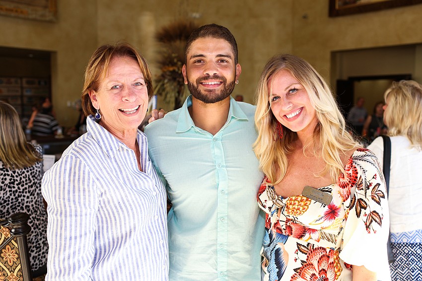 Bernie Gottschalk, Edwardo Gantus and Sarah Catell