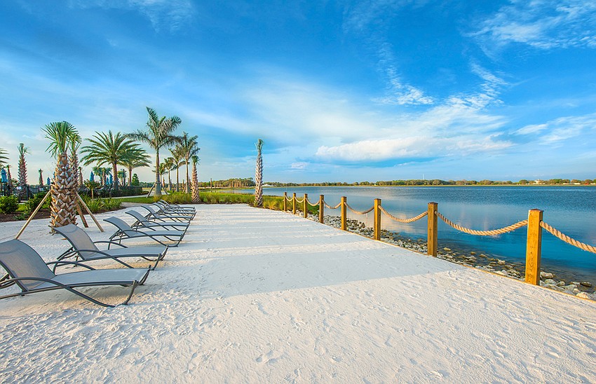 A private beach gives Shoreview residents an alternative to the beach.