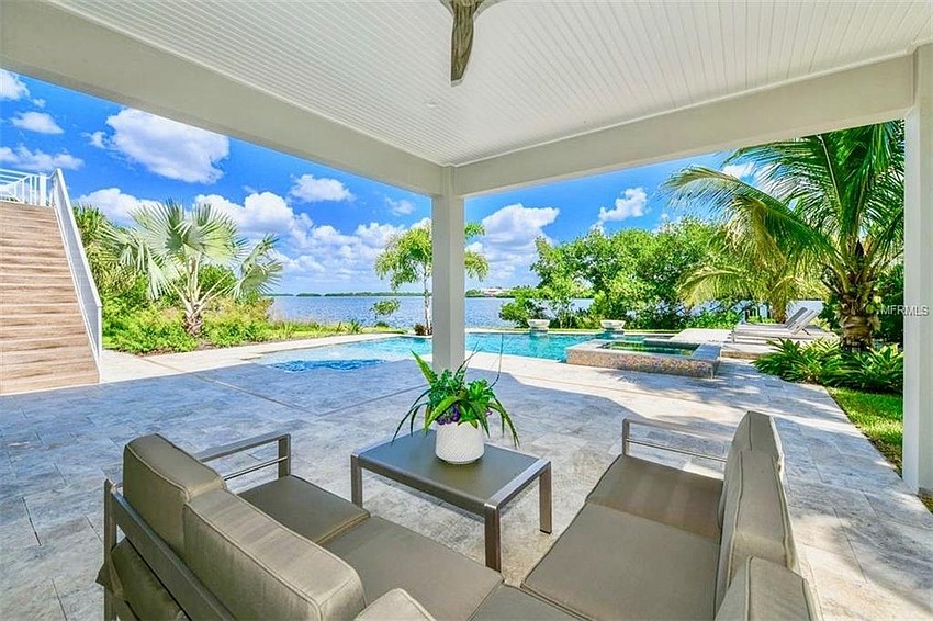 There are three decks on the home.