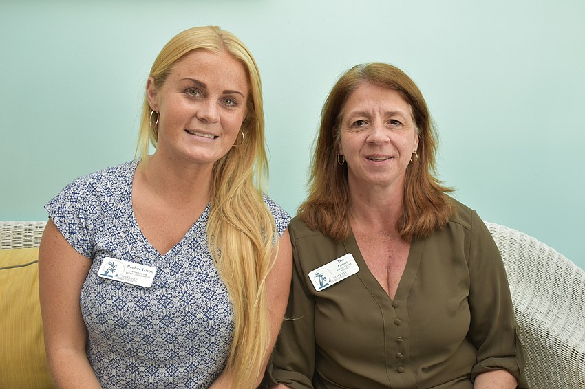 Rachel Dixon and Mia Leone