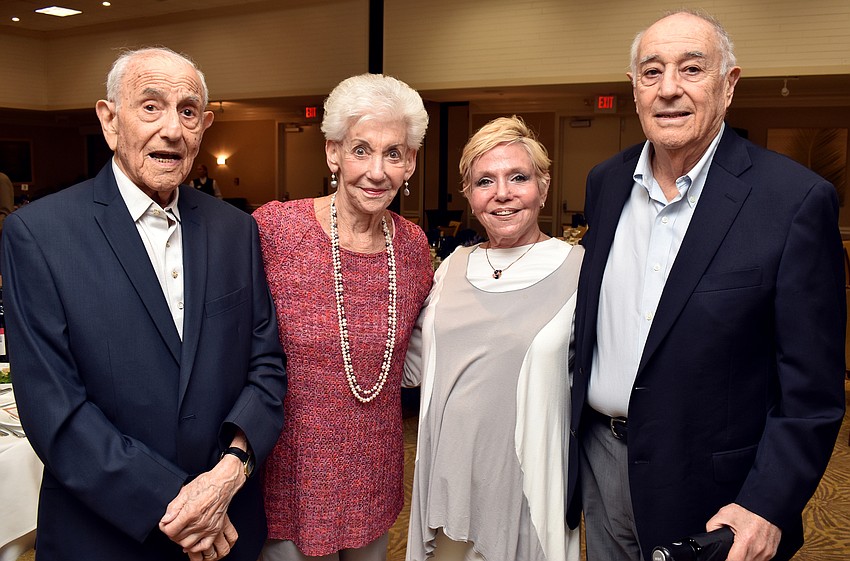 Stan Horwich, Budee Jacobs and Sophia and Ron Fisher