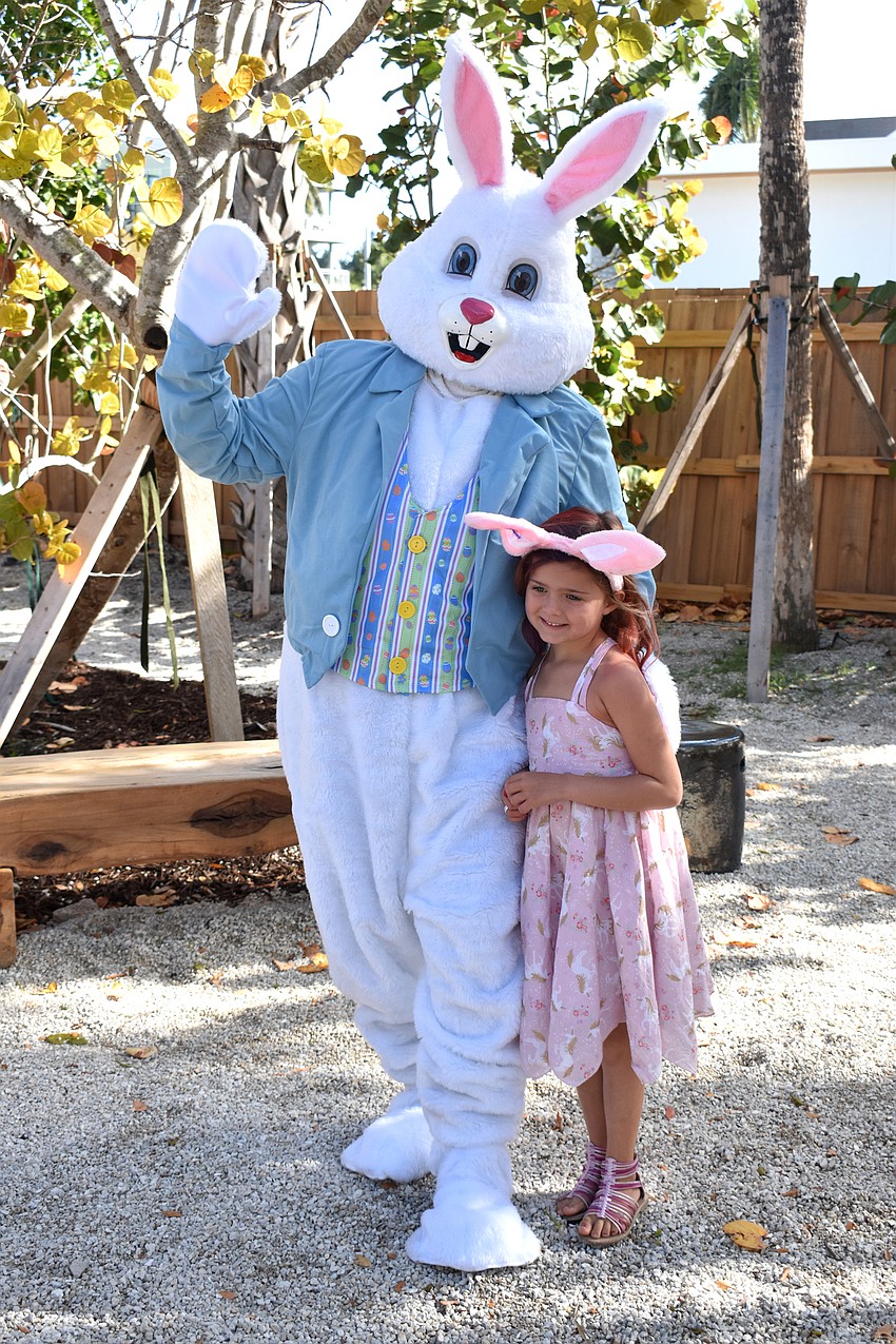 Zoe Bourgoing and the Easter Bunny