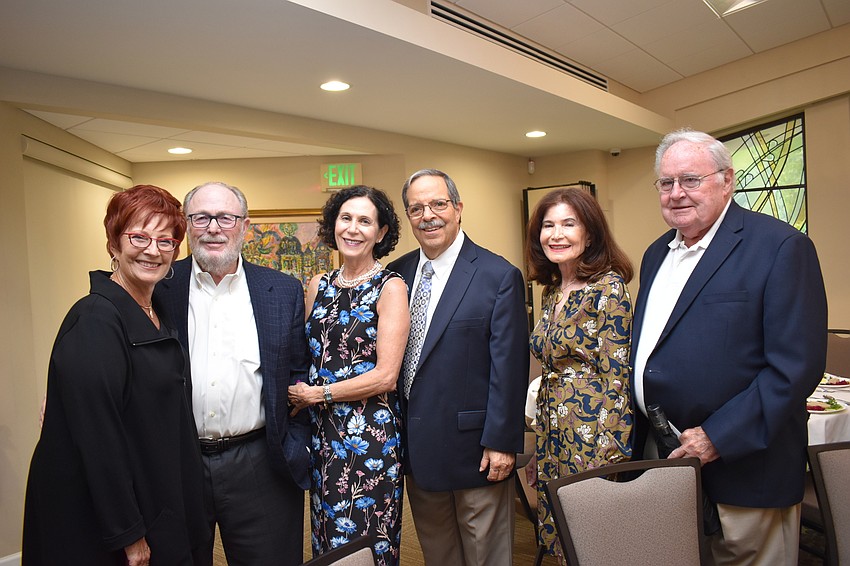 Joyce and Rich Miller, Janet and Stephen Hiller with Linda Weiss and Joe Hibbard