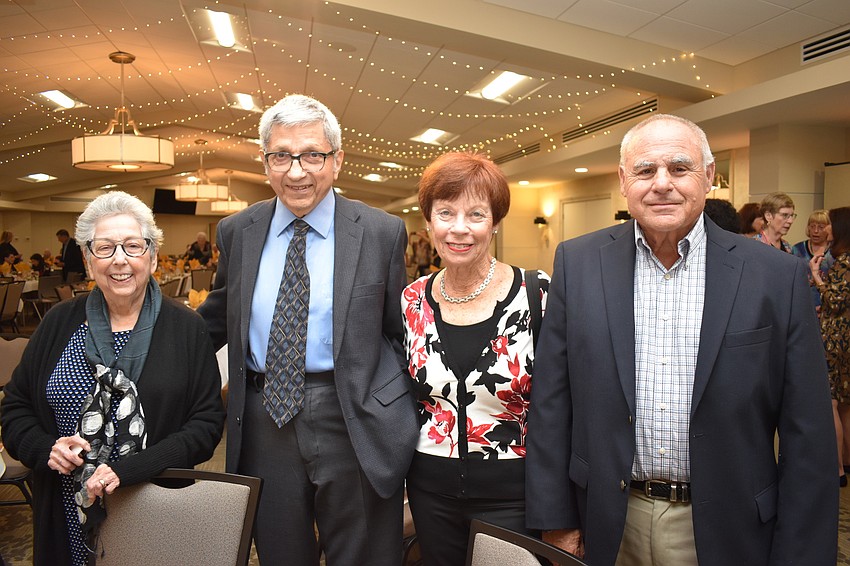 Elaine and Stan Trost with Barbara and Laurence Newman