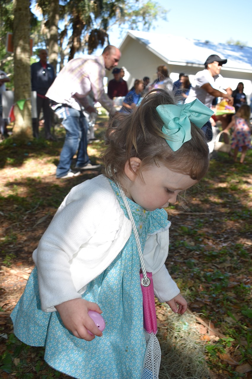 Avery Hamer was on the hunt to get her eggs.