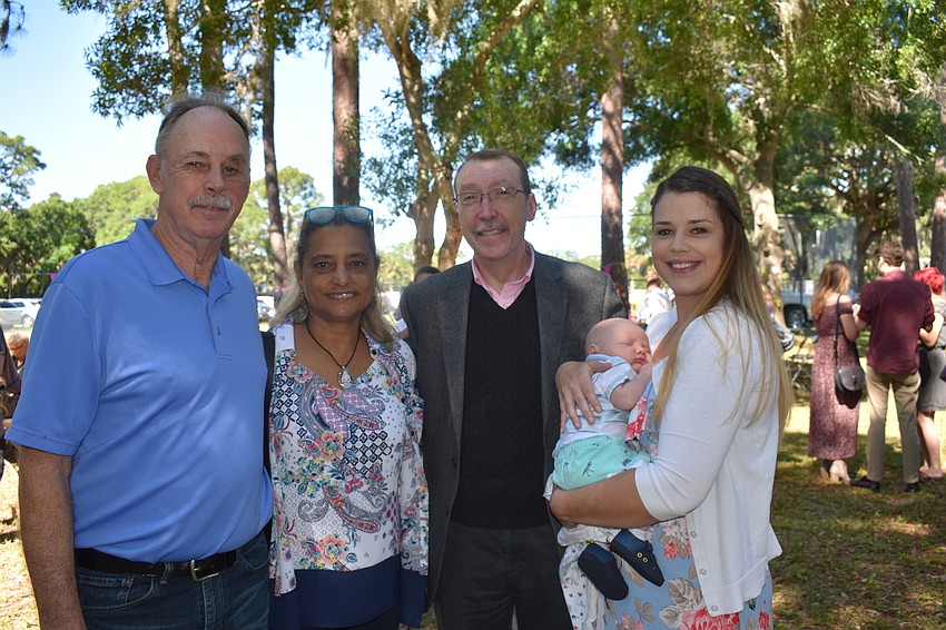 Tom Hill, Darlene Hayes, Kevin Hayes, Katie Hill and Nathaniel Matney