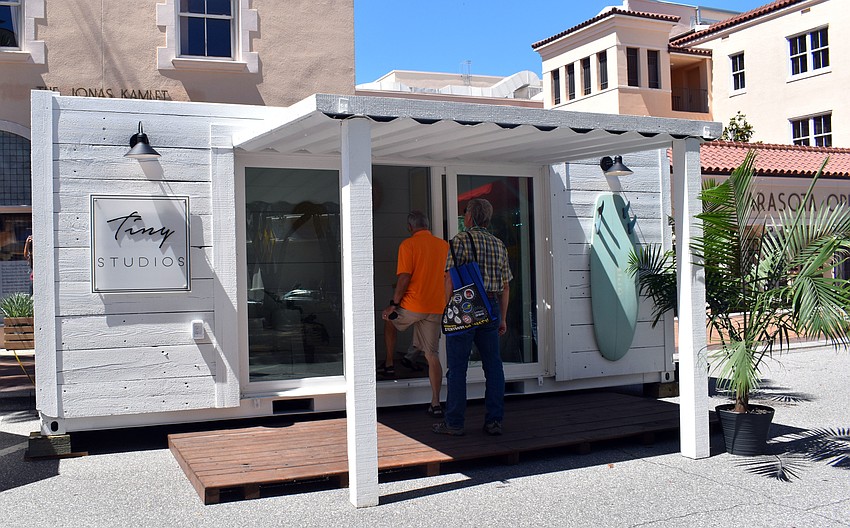 Residents could explore a Tiny Studio unit, which can be placed in a person's yard to give them more rooms.