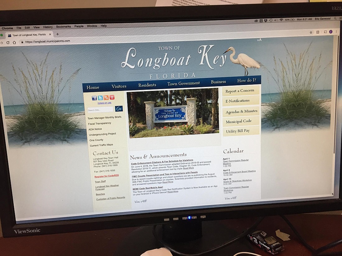 Lawyers representing Longboat Key have sought the dismissal of a lawsuit against the town regarding access to its website.