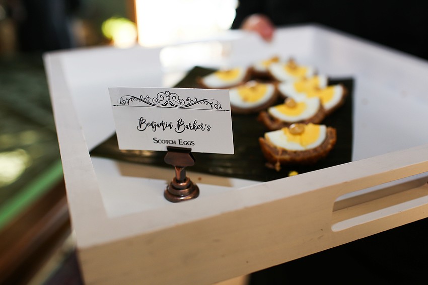 The appetizers were named in theme with 