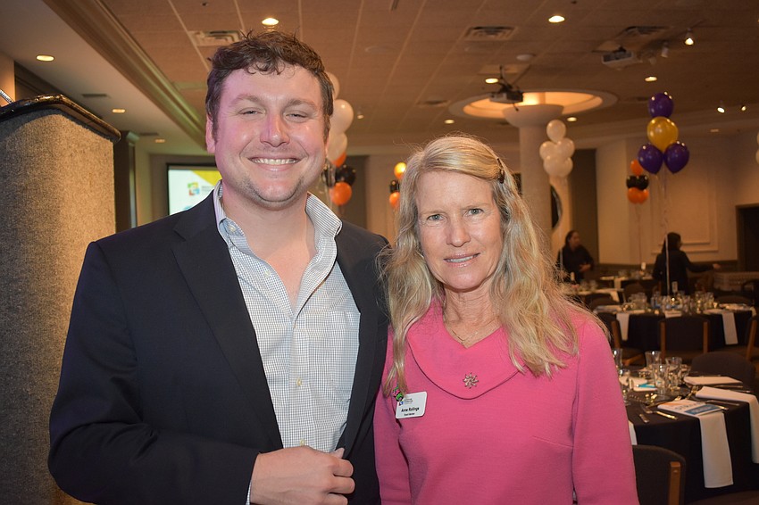 Event Chair Kent Hayes and Board Member Anne Rollings