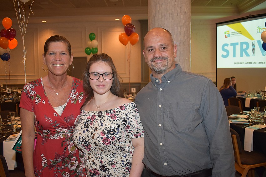 Jamie Scala, Ashley McMahon and Donald Scala.