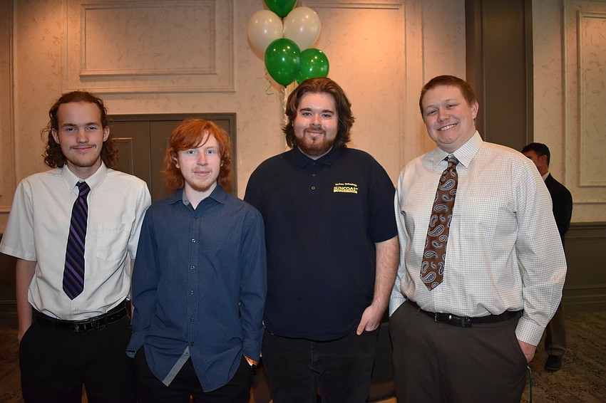 Adam Shick, Chad Pool, Trey Green and Jacob Bothast