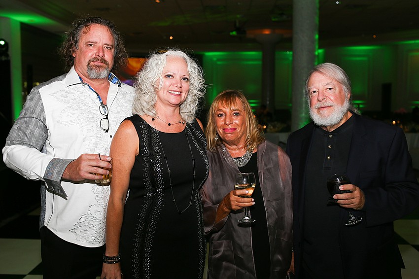 Rodney Skinner, Melissa Larkin-Skinner, Giselle Stolper and Bob Collins