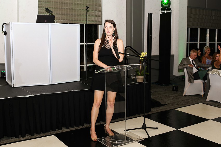 Niki Kottmann tells guests that on average, one in five American adults lives with a mental illness.