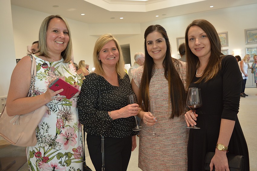 Nokomis resident Robyn Hartnett, Tidewater Preserve resident Sheila Lewellen, Sarasota's Carolina Arias and Venice's Mily Repiso came as guests.