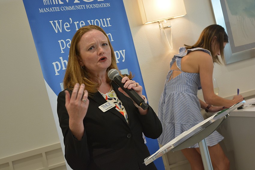Manatee Community Foundation Executive Director Susie Bowie explains how the essence of a women's giving circle is community mixed with courage  compassion.