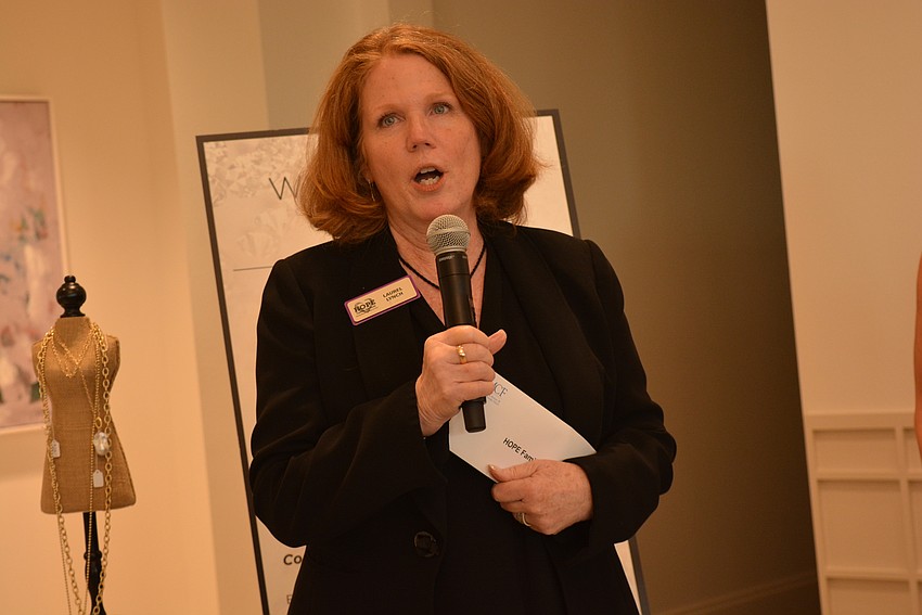 HOPE Family Services Executive Director Laurel Lynch says the organization, one of four recipients, is making a difference in domestic violence situations.