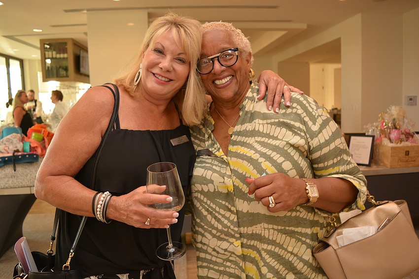 Lake Club residents Charlotte Hayes and Marilyn Keemer loved supporting the cause together.