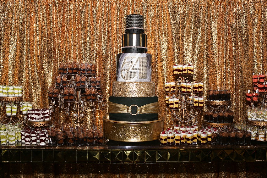 The dessert table was a work of art.