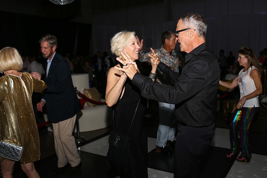 Guests danced the night away to disco grooves.