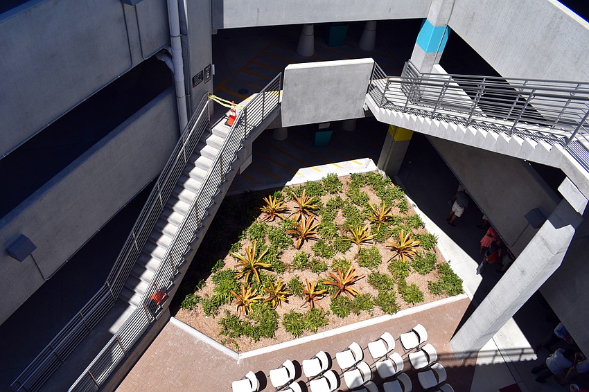 The garage features an Atrium in the middle.