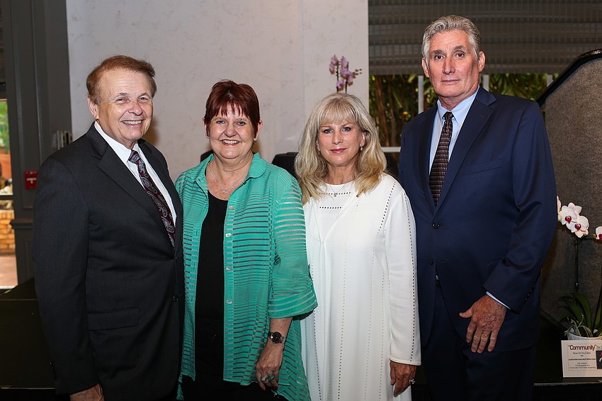 Honorees Larry Thompson, Gayle Guynup, Julie Milton and Jon Thaxton