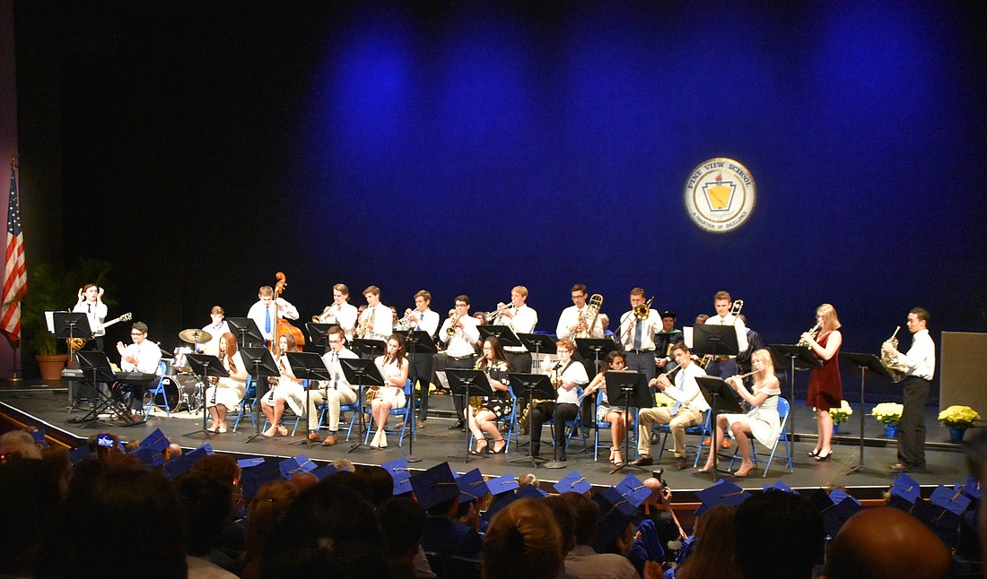 A music ensemble at Pine View High School. Courtesy of Sarasota County Schools.