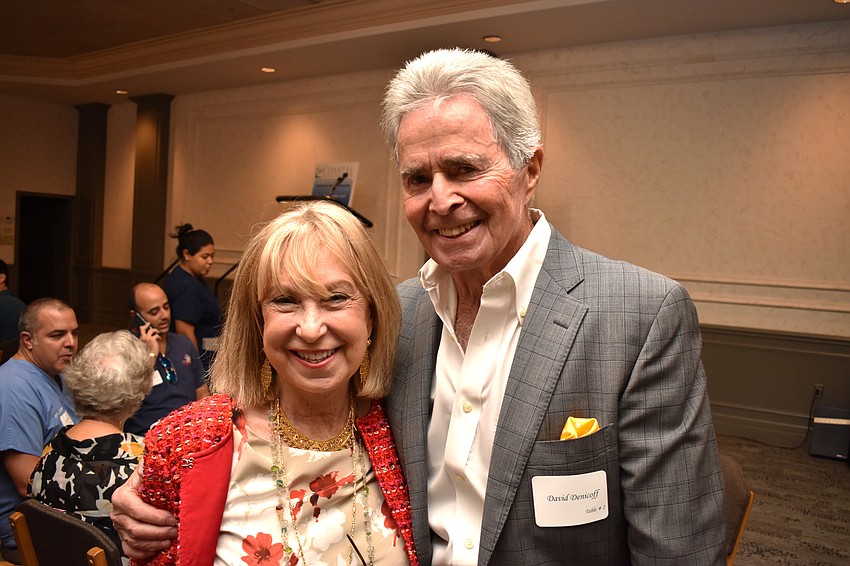 Leslie Glass, founder of Reach Out Recovery, and David Denicoff