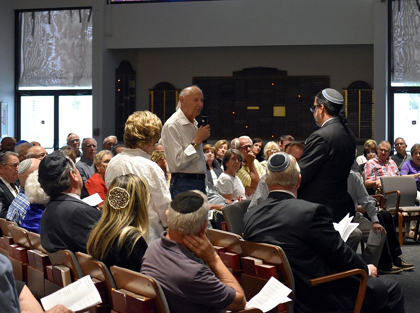 Two Holocaust survivors shared their stories.