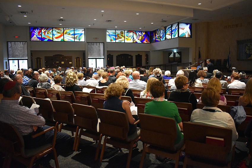 More than 100 people turned up for the event.