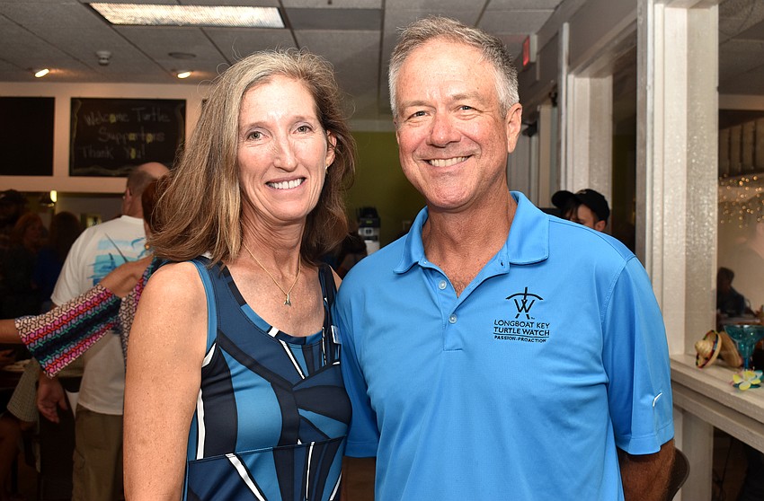 Turtle Watch Vice President Cyndi Seamon and President Tim Thurman