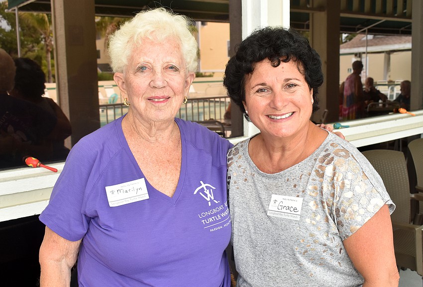 Marilyn Matecun and Grace Edwards